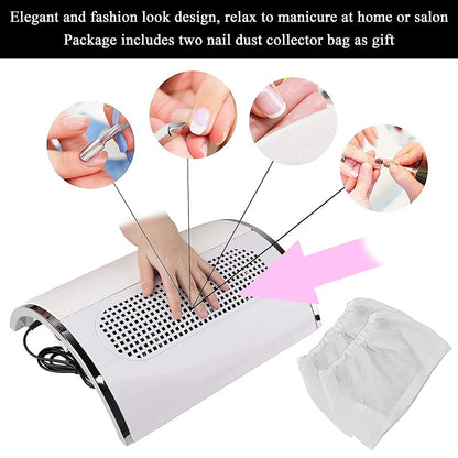 40W Expert Nail Dust Collector With Triple Fans