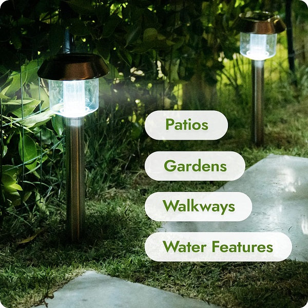 30W Solar Powered Garden Light White And RGB