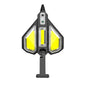 30W Solar Powered 2400mah Battery COB Street Light