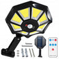 Solar Powered 168 COB Sensor Street Light