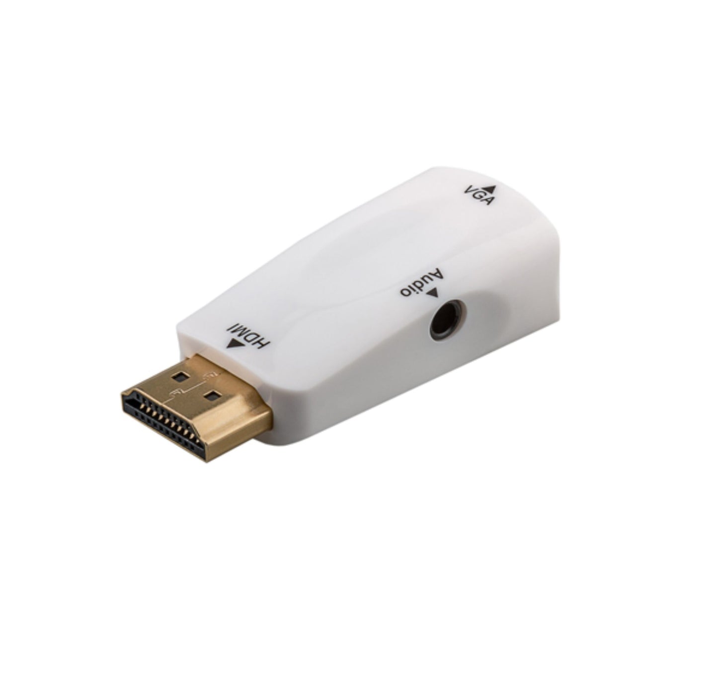 Techme Full HD HDMI to VGA with Audio Adapter for HDTV/Monitor/Projector