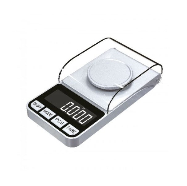 AB-C07 Glossy Chrome Silver 50g/0.01g Jewelry Scale