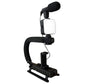 Vloggers Smart LED Light Live Video Stand with Microphone-Q-ZJ010