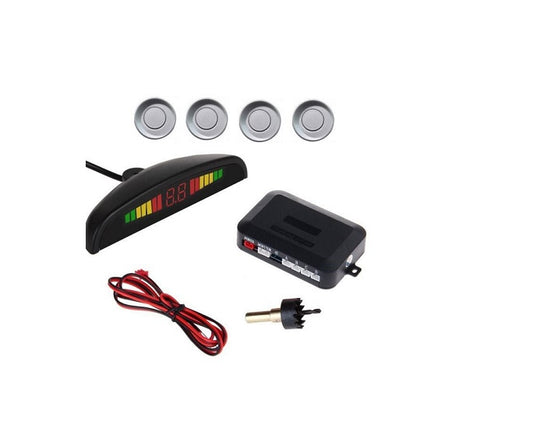Car Reverse Parking Sensor Assistant - Silver