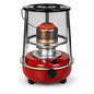 Portable Kerosene Heater with Protective Safety Cage, Manual Heat Control & Top Heating Plate – Indoor/Outdoor Space Heater for Camping, Patio, Emergency Heating & Winter Use