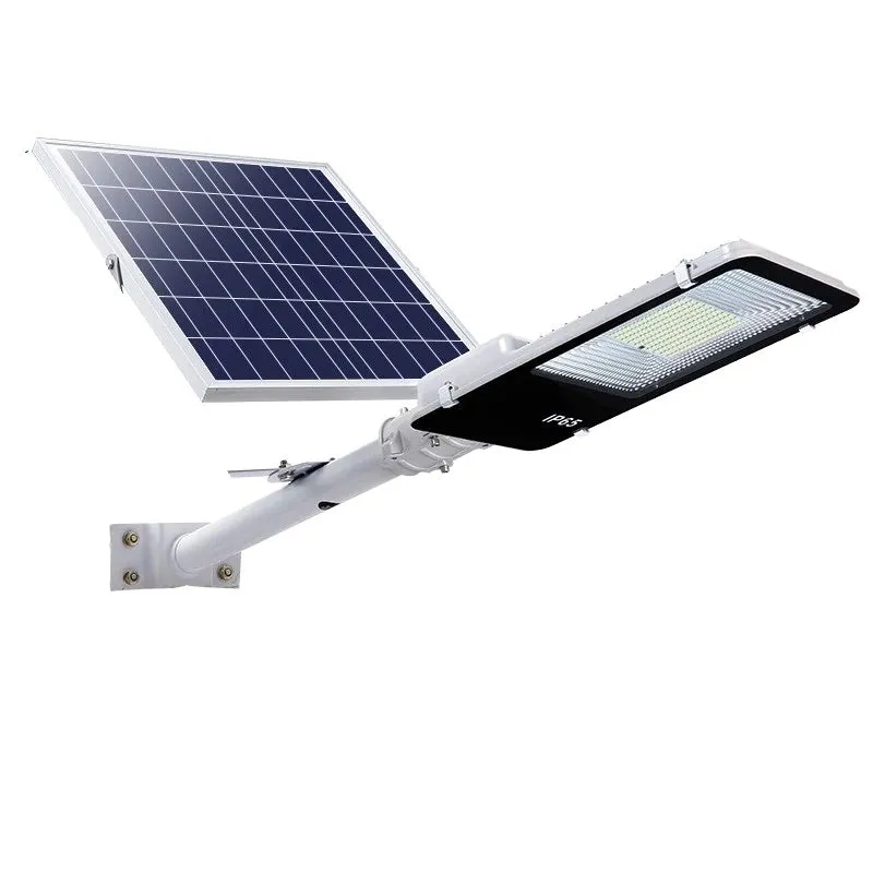 200W Solar Waterproof Street Light With Solar Panel & Remote Control