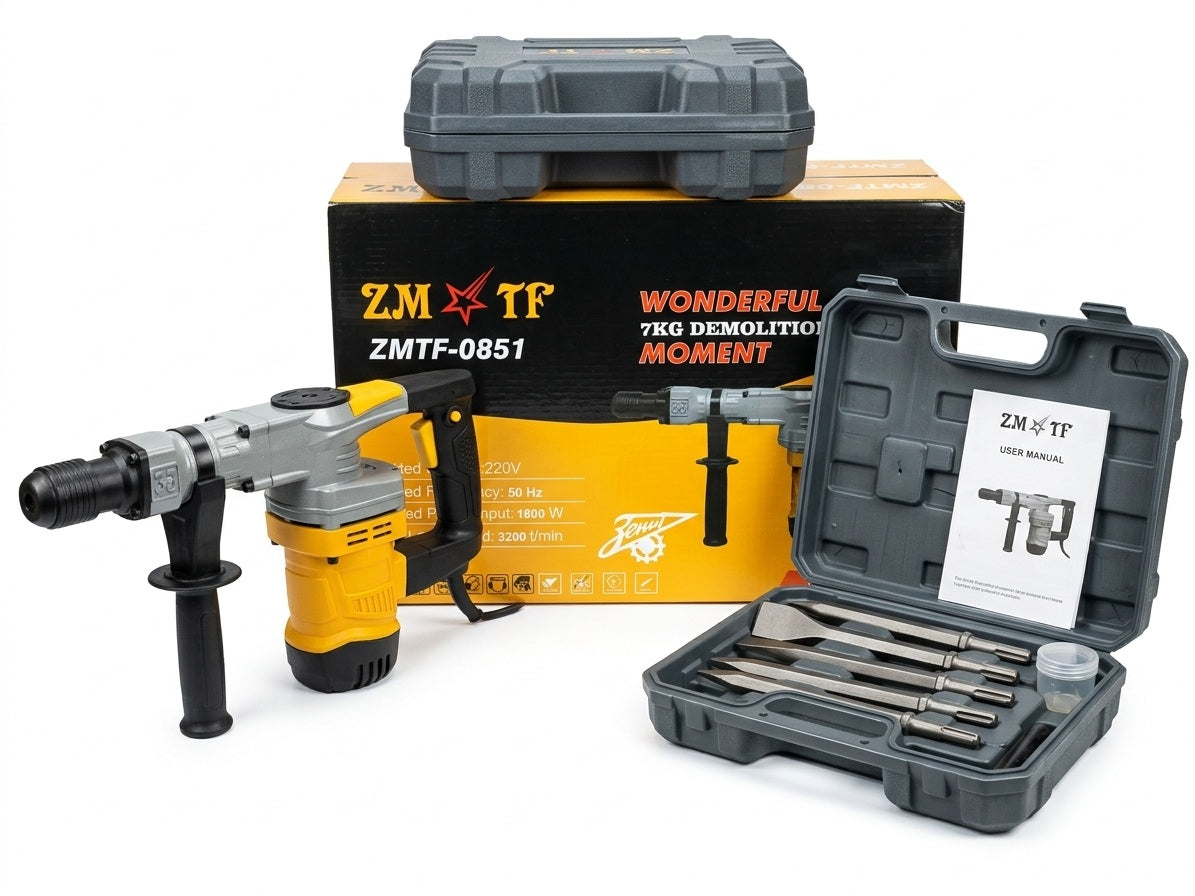 Heavy-Duty Industrial Demolition Hammer ZMTF-0851