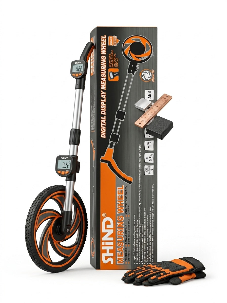 SHIND 160mm Digital Display Measuring Wheel