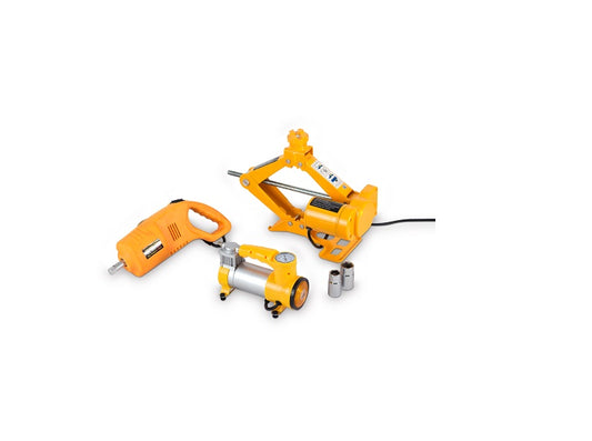 Emergency 4in1 Electric Jack, Pump,Wrench,Triangle