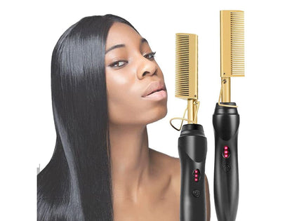 Premium 2-In-1 Hair Styling Press Comb