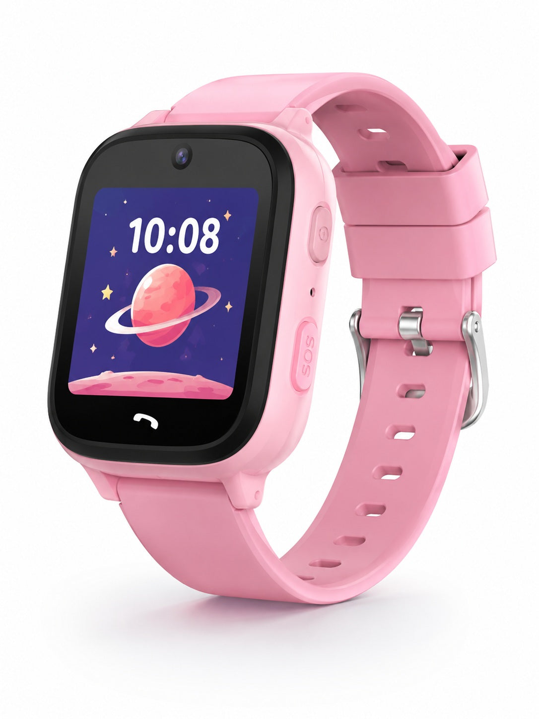 Kids Smart Watch with SIM Card Support, GPS Child Location Tracking, Calling, Camera, SOS, Games & Touch Screen – Children’s Safety Smartwatch for Girls
