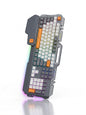 K-Snake KM-160 Wired Gaming Keyboard and Mouse Combo – LED Backlit Floating Keys, Heavy-Duty Metal Faceplate Mechanical-Feel Keyboard, and Ergonomic Precision Gaming Mouse Set
