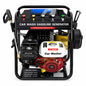 7.0HP Gasoline Car Wash Pressure Washer with Spray Gun, Hose Reel, Multi-Nozzle System & Portable Steel Frame
