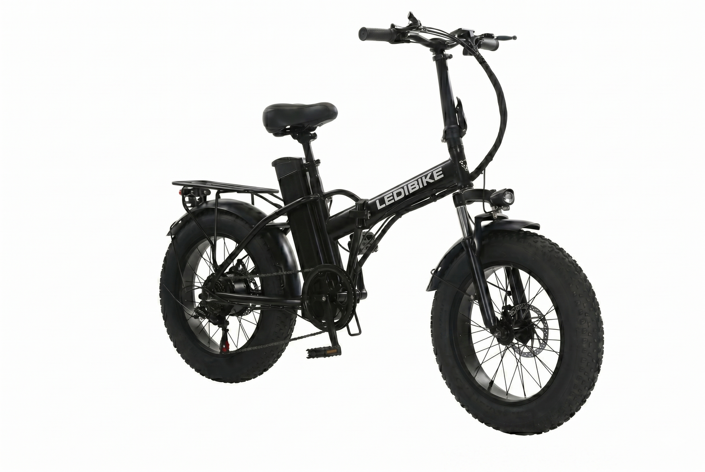 20-Inch 8" Fat Tyre Folding Electric Bike with 500W Motor, 48V 13Ah Battery