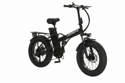 20-Inch 8" Fat Tyre Folding Electric Bike with 500W Motor, 48V 13Ah Battery