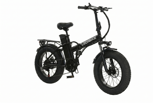 20-Inch Fat Tyre Folding Electric Bike with 350W Motor, 48V 13Ah Battery