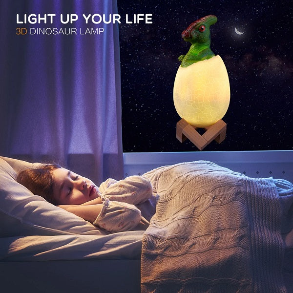 Rechargeable Color Changing 3D Dinosaur LED Light