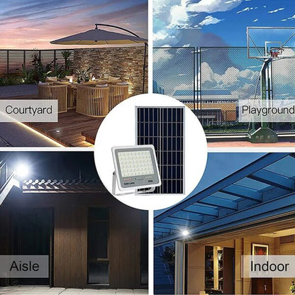 200W Solar Powered LED Floodlight With Remote Control