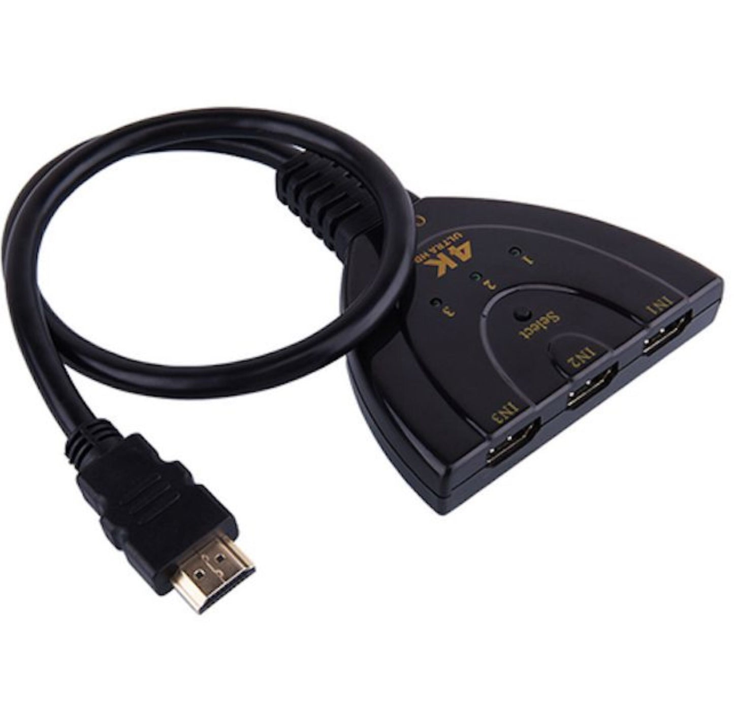 Andowl - 3-in-1 4K HDMI Switch Adapter - Video and Audio