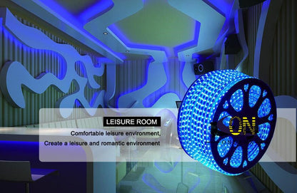 RGB LED 100M Roll Strip Light 6MM For Home, Bar ,Decoration