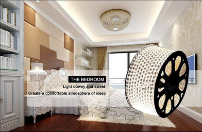 RGB LED 100M Roll Strip Light 6MM For Home, Bar ,Decoration