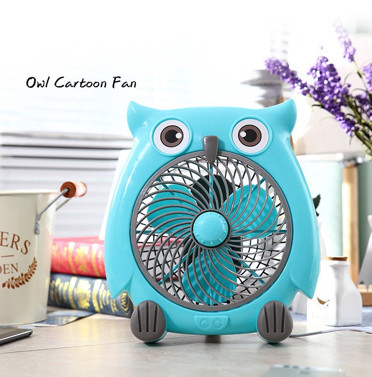 Electric Cartoon Owl Fan