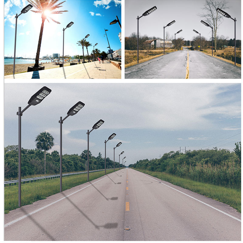 AB-99300 LED Solar Powered Street Light 300W With Remote Control