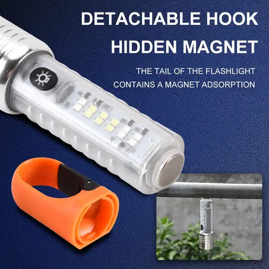 Rechargeable UV + LED Flash Light 1200mah Battery