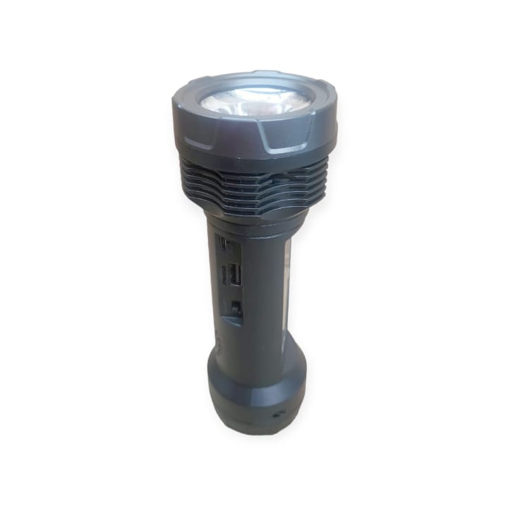 Rechargeable Outdoor Solar Flashlight With Bluetooth Speaker