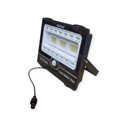 200W Solar Powered Sensor Motion Floodlight With Remote Control