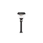 Solar Powered Garden Light RGB + White & Warm White With Remote Control