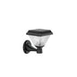 Solar Powered Garden Wall Light RGB + White & Warm White With Remote Control