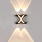 4 LED 7W X Shaped 3000K Wall Lamp