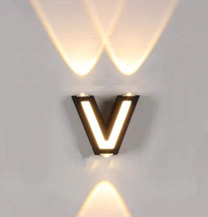 3 LED V Shaped 7W Wall Lamp