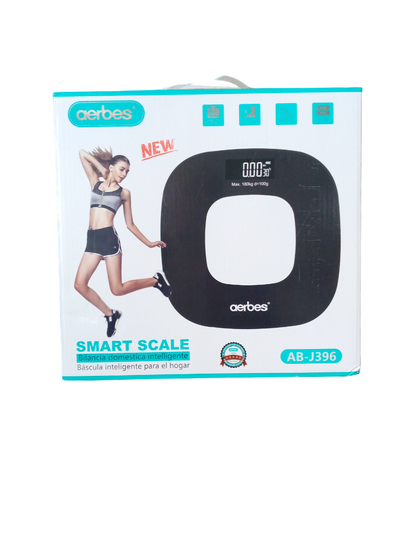 LCD Smart Weight Scale with Temperature And Battery Display