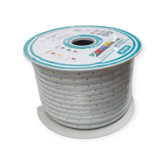 100M Roll High Pressure LED Strip Light - White