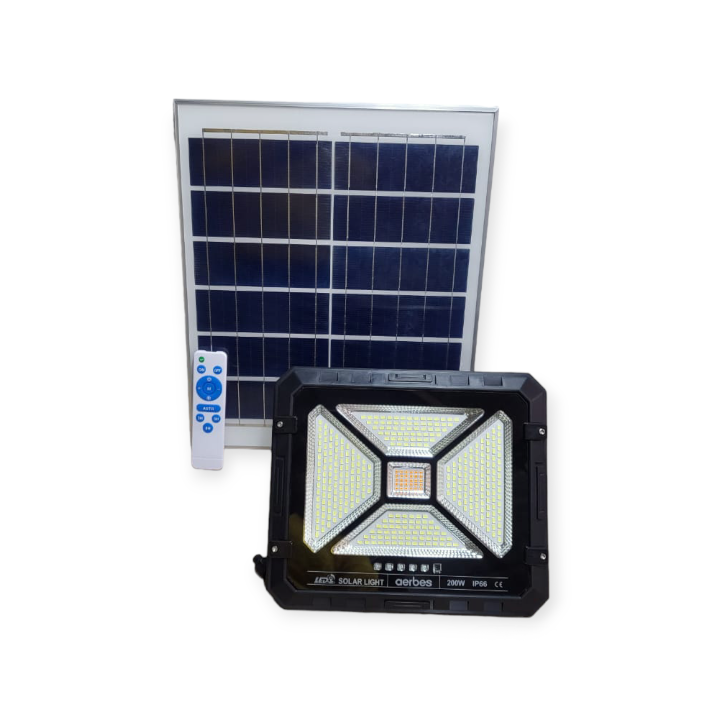 200W LED Solar Powered Floodlight With Mosquito Repellent