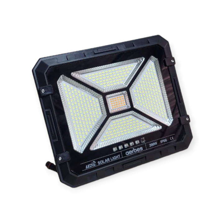 200W LED Solar Powered Floodlight With Mosquito Repellent