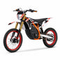 72V 3000W Electric Dirt Bike with 72V 30Ah Lithium Battery, Off-Road Tyres (Orange & Black)