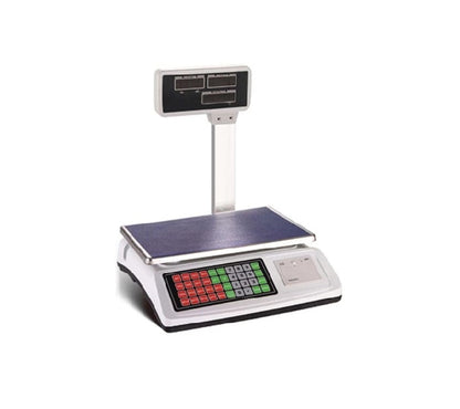 JUSTSIMPLIFIED Label Printing Scales Digital Industrial Weighing Scale Steel 1200-9600