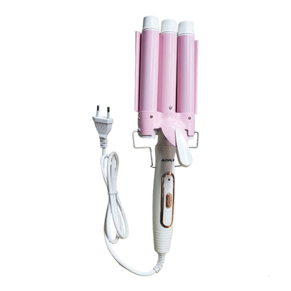 Three Barrels Professional Egg Roll Curling Iron