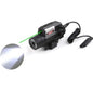 22mm Hunting Airsoft Tactical Gun LED Flashlight With A Green Laser