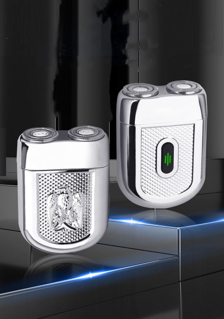 Portable Double-head Rotary Hair Shaver
