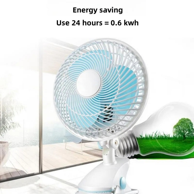 BreezeBuddy Clip On Electric Fan