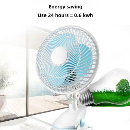 BreezeBuddy Clip On Electric Fan