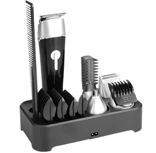 Rechargeable 5 in 1 Barber Clippers Grooming Set