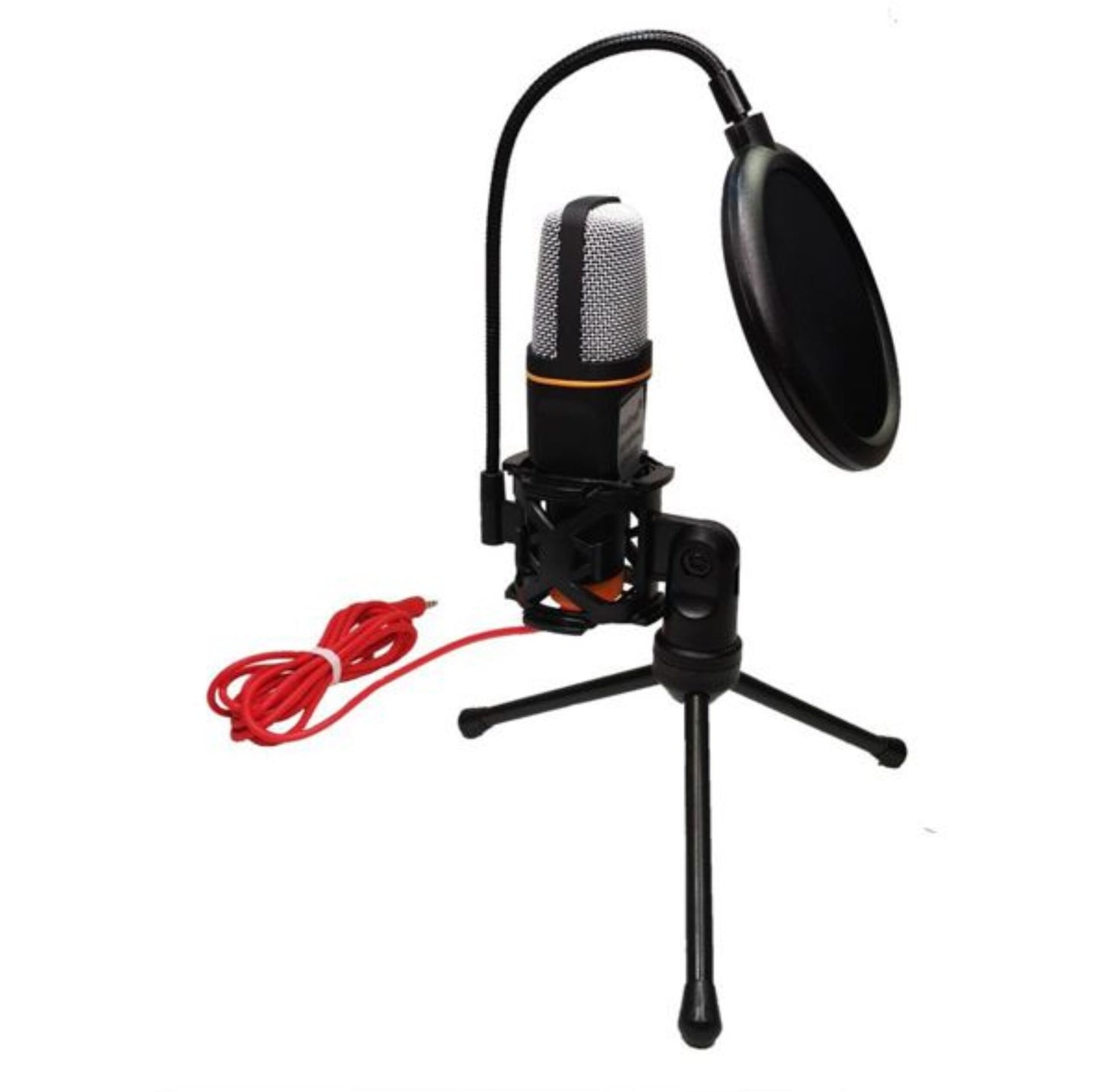 Andowl Microphone Condenser with Pop Shield