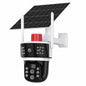 4K WiFi Wireless Smart Solar PTZ Security Camera with Solar Panel, 10X Zoom, Night Vision, Motion Detection, Two-Way Audio & SD Card Support
