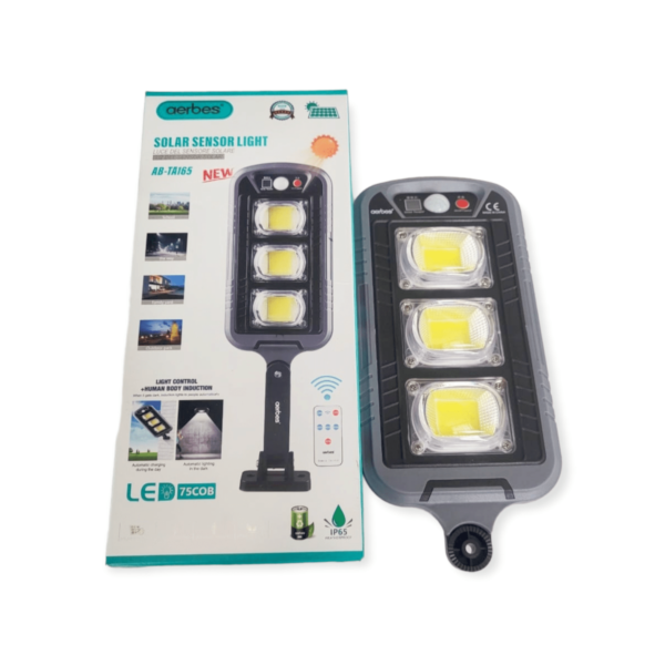 Solar Powered COB Sensor Street Light