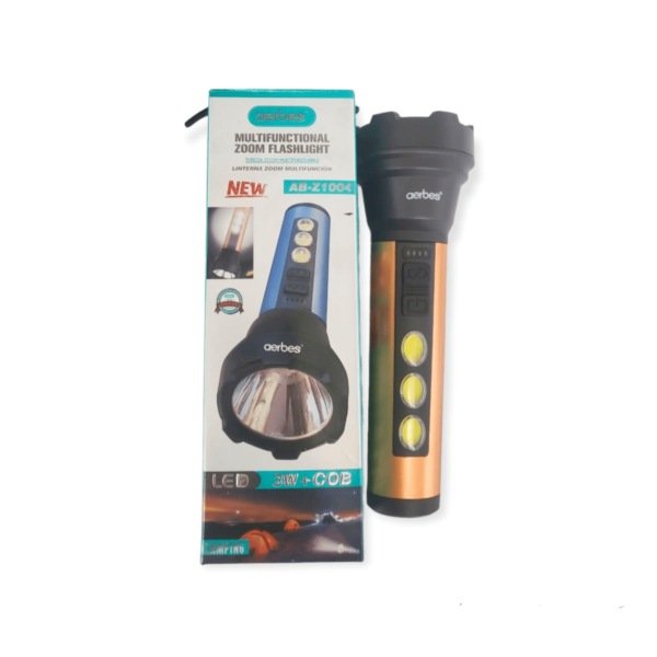 Zoomable Torch 3W+COB